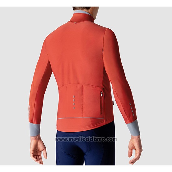 2019 Abbigliamento Ciclismo La Passione Arancione Grigio Manica Lunga e Salopette